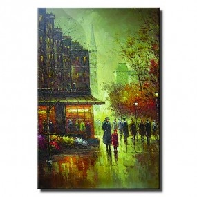 Tranh in Canvas sơn dầu